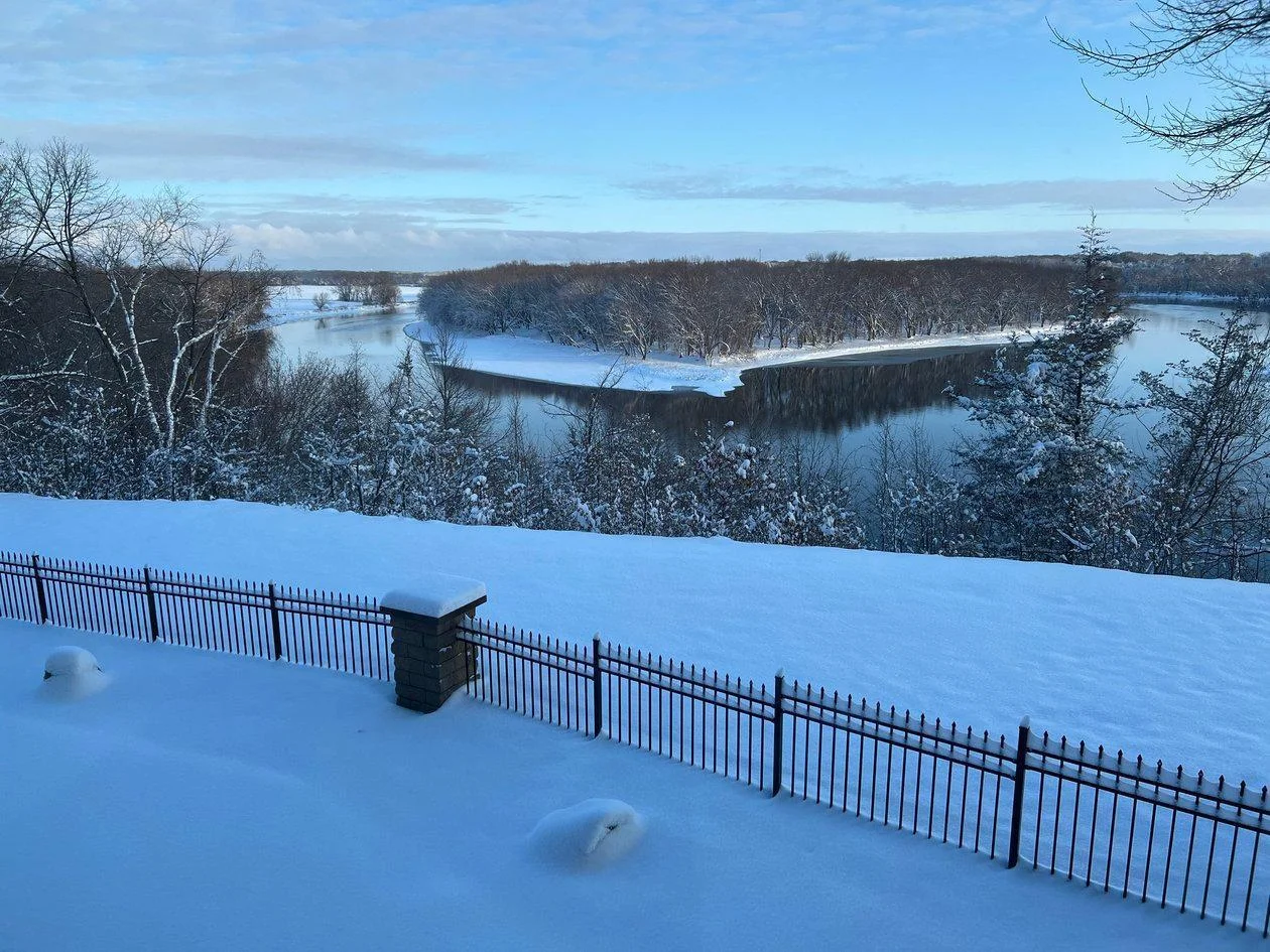 Winter River View
