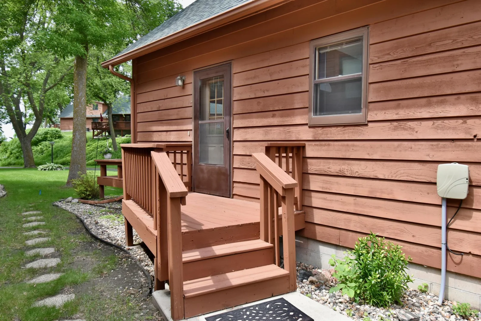 9198 Cty Road 34 NW, Alexandria, MN 56308.Front Door-Cedar Siding