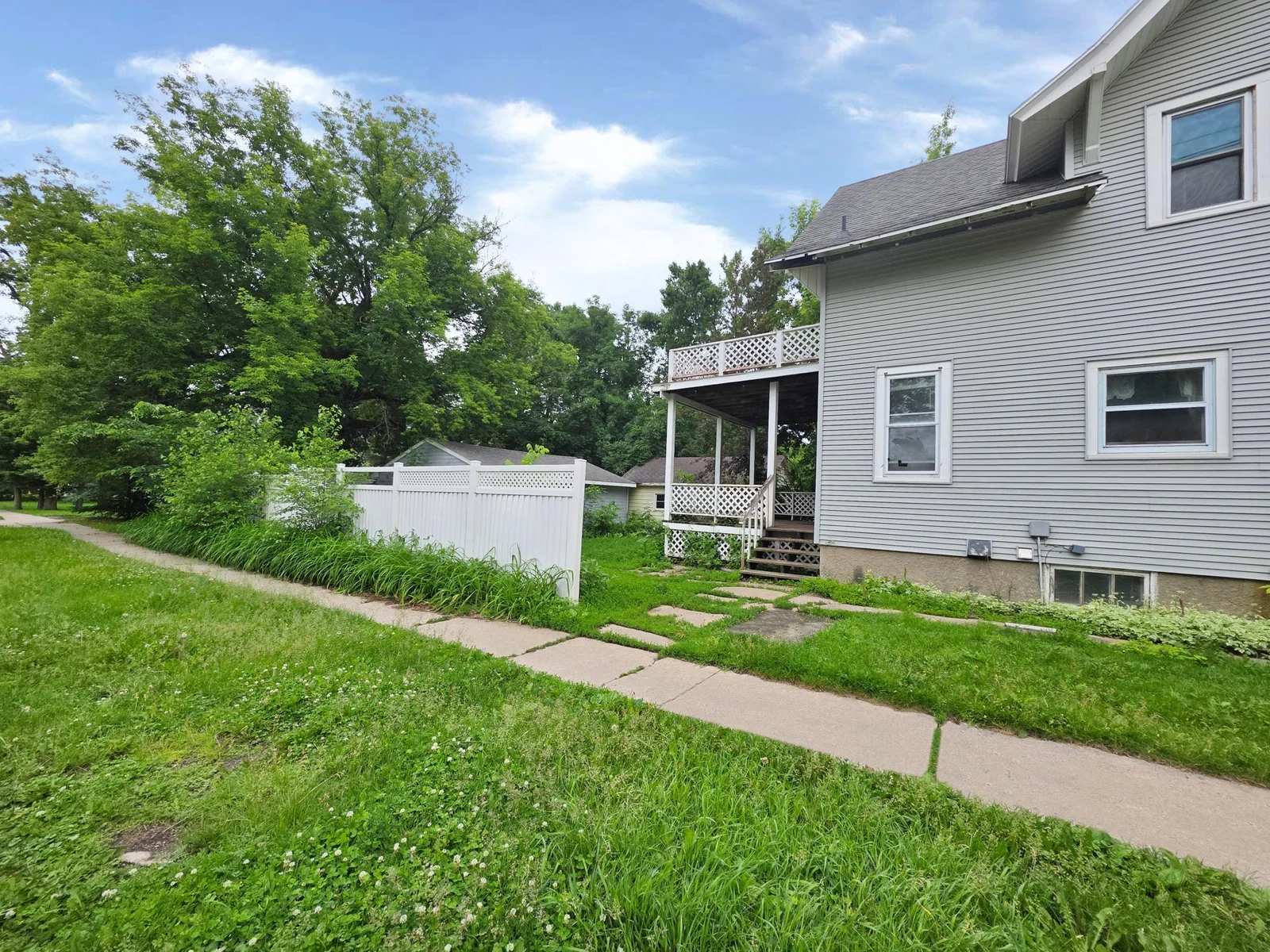 Property has two decks and a detached 2 car garage