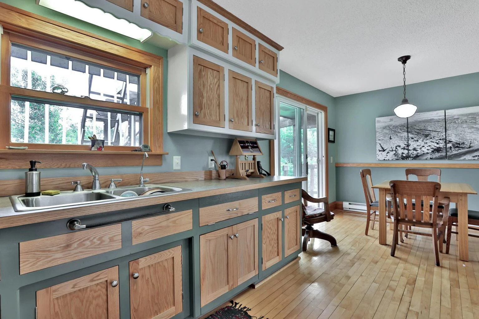 All windows were replaced in 2002-2003, custom woodwork around the windows.