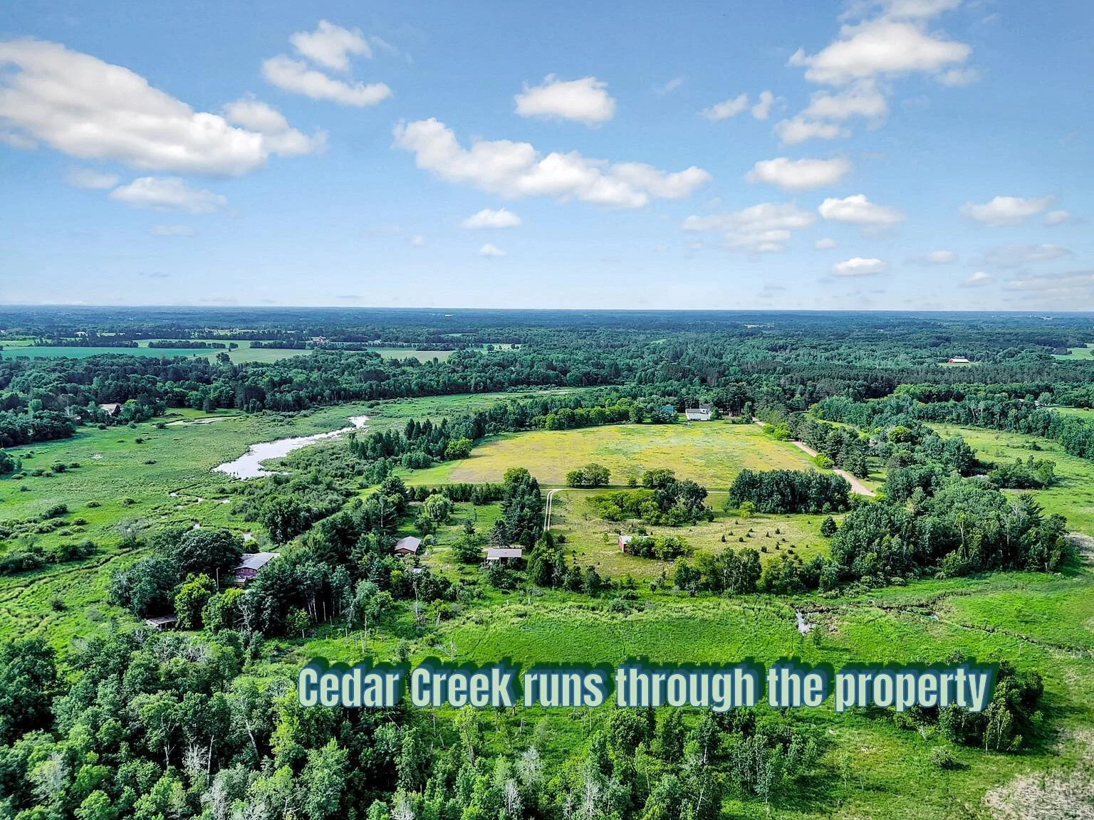 Cedar Creek Runs through the property.JPG