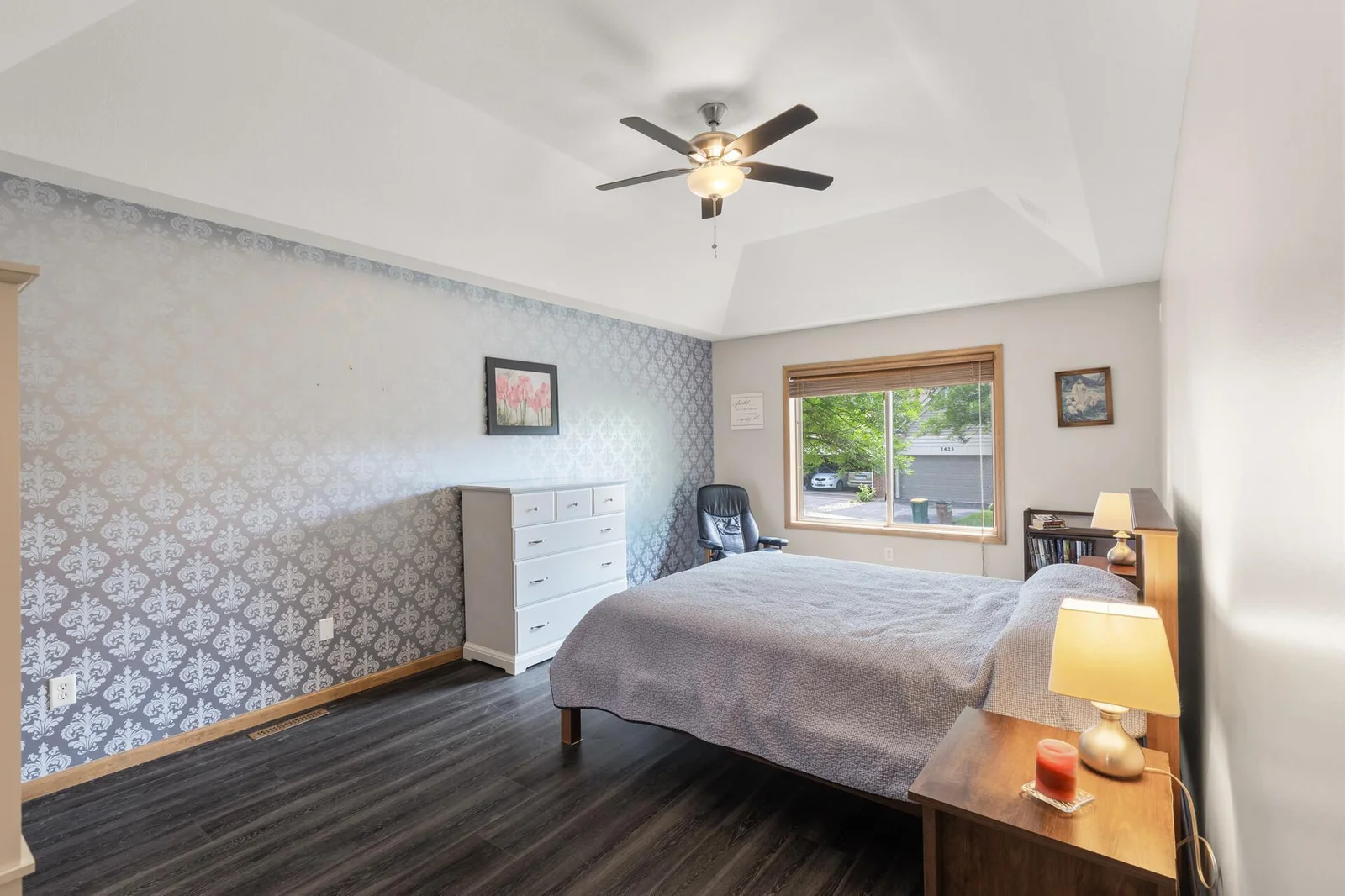 Main level Primary bedroom.