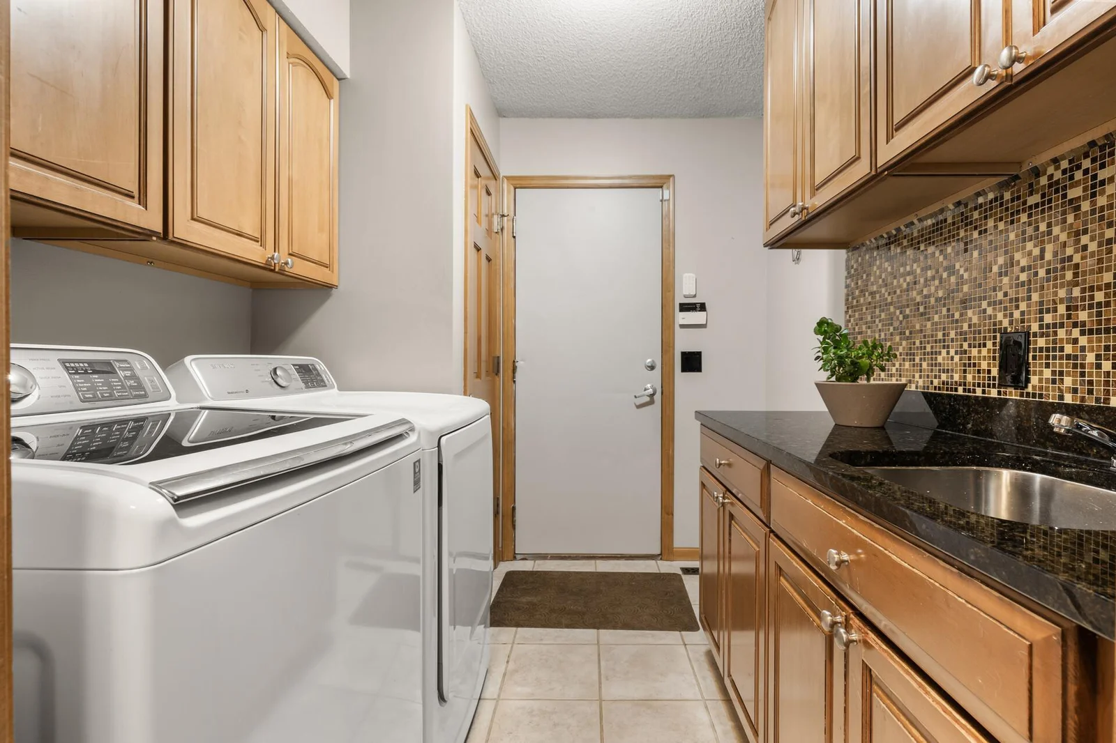 Mail level laundry room/mud room.  So convenient.