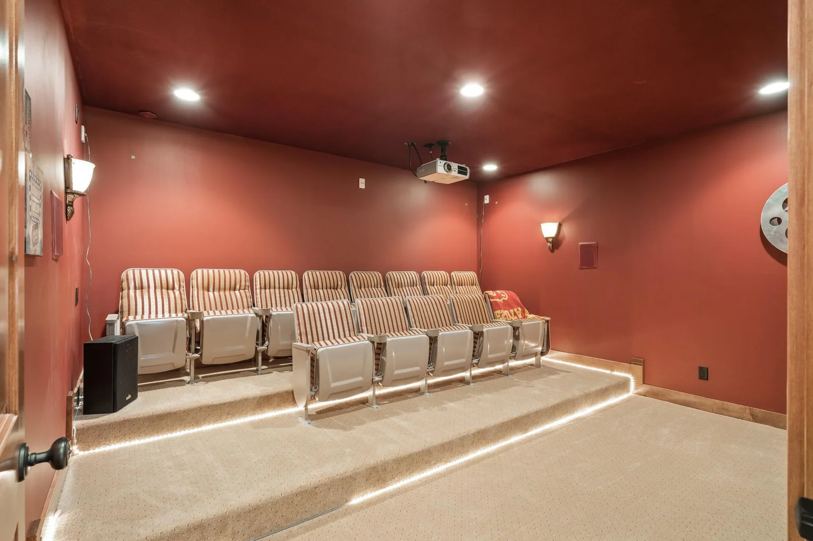 13-seat theatre room!