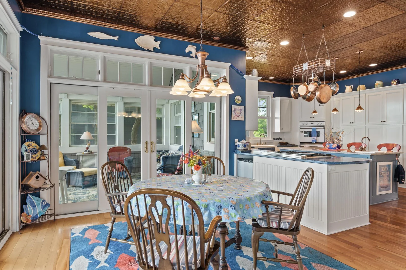French doors to the 3 season porch!