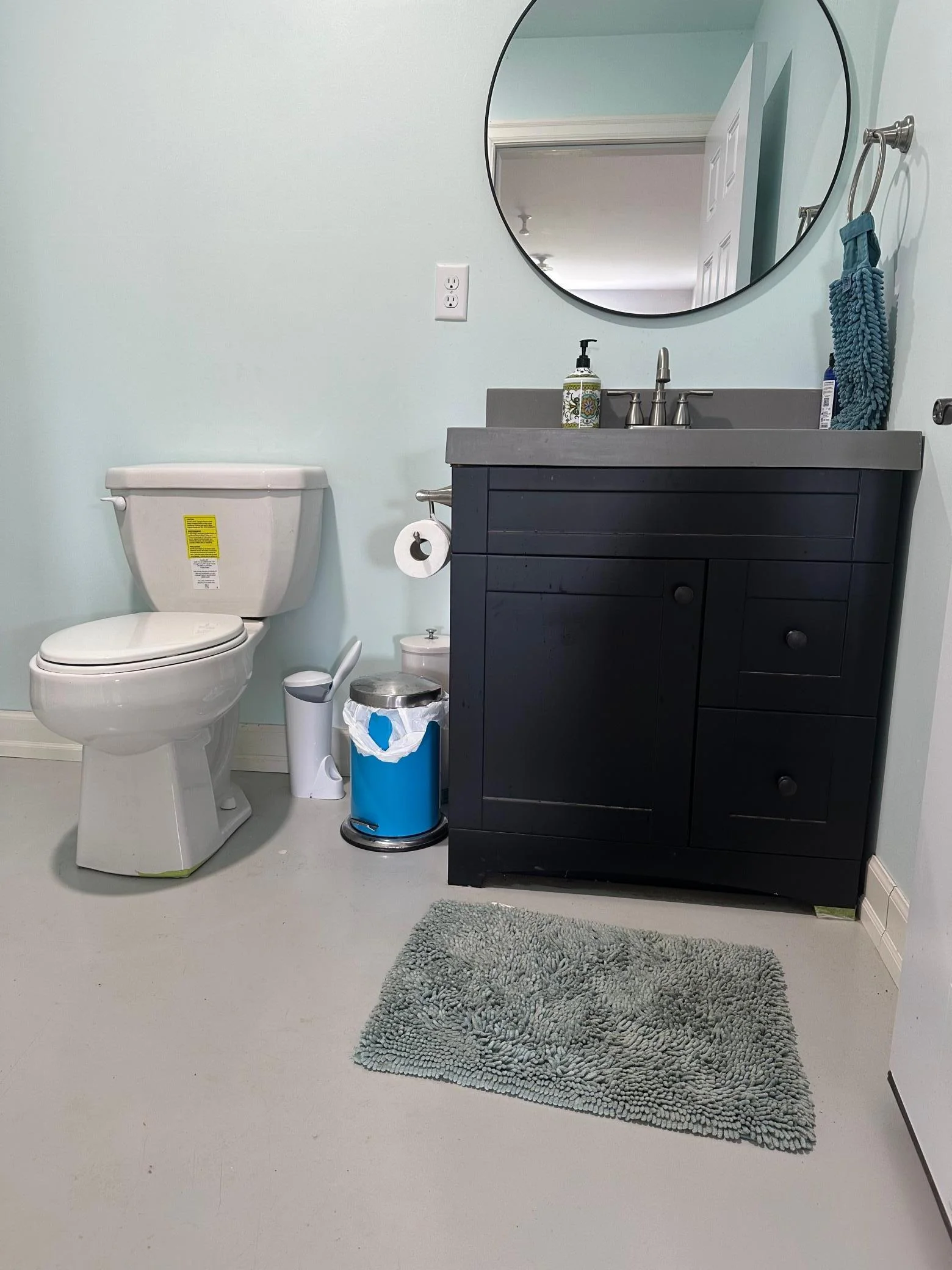 Garage bathroom