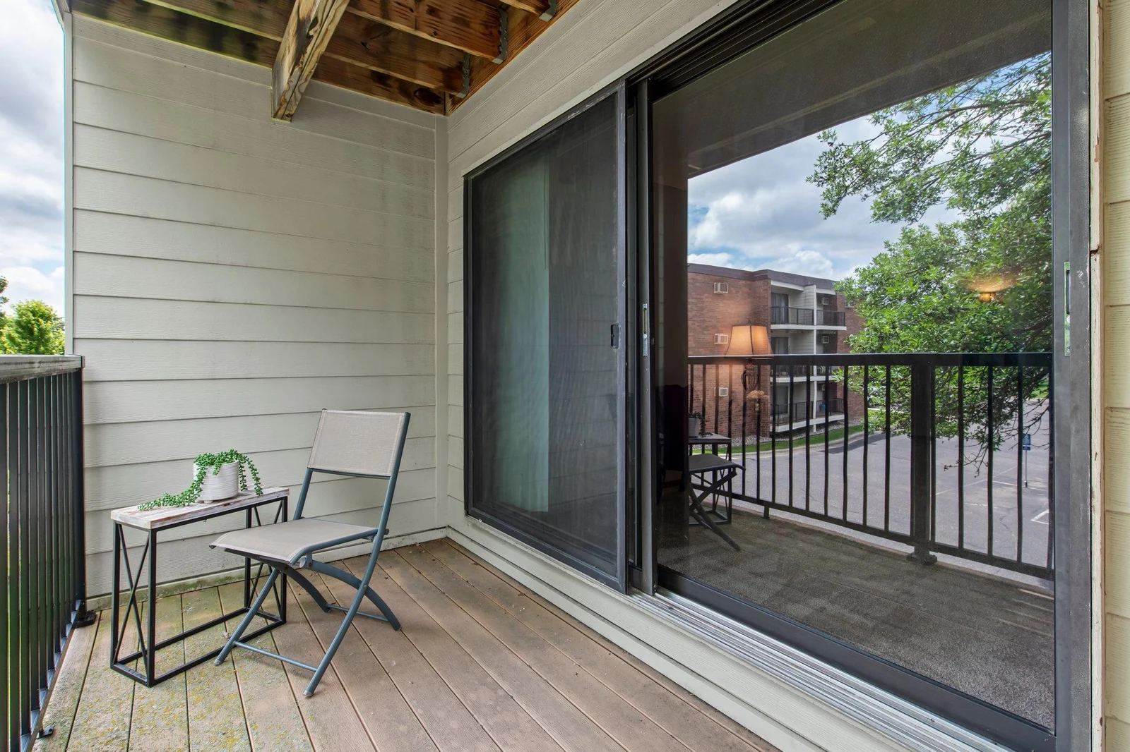 Your private patio is a perfect spot for a morning cup of coffee, or an evening sip at the end of the day