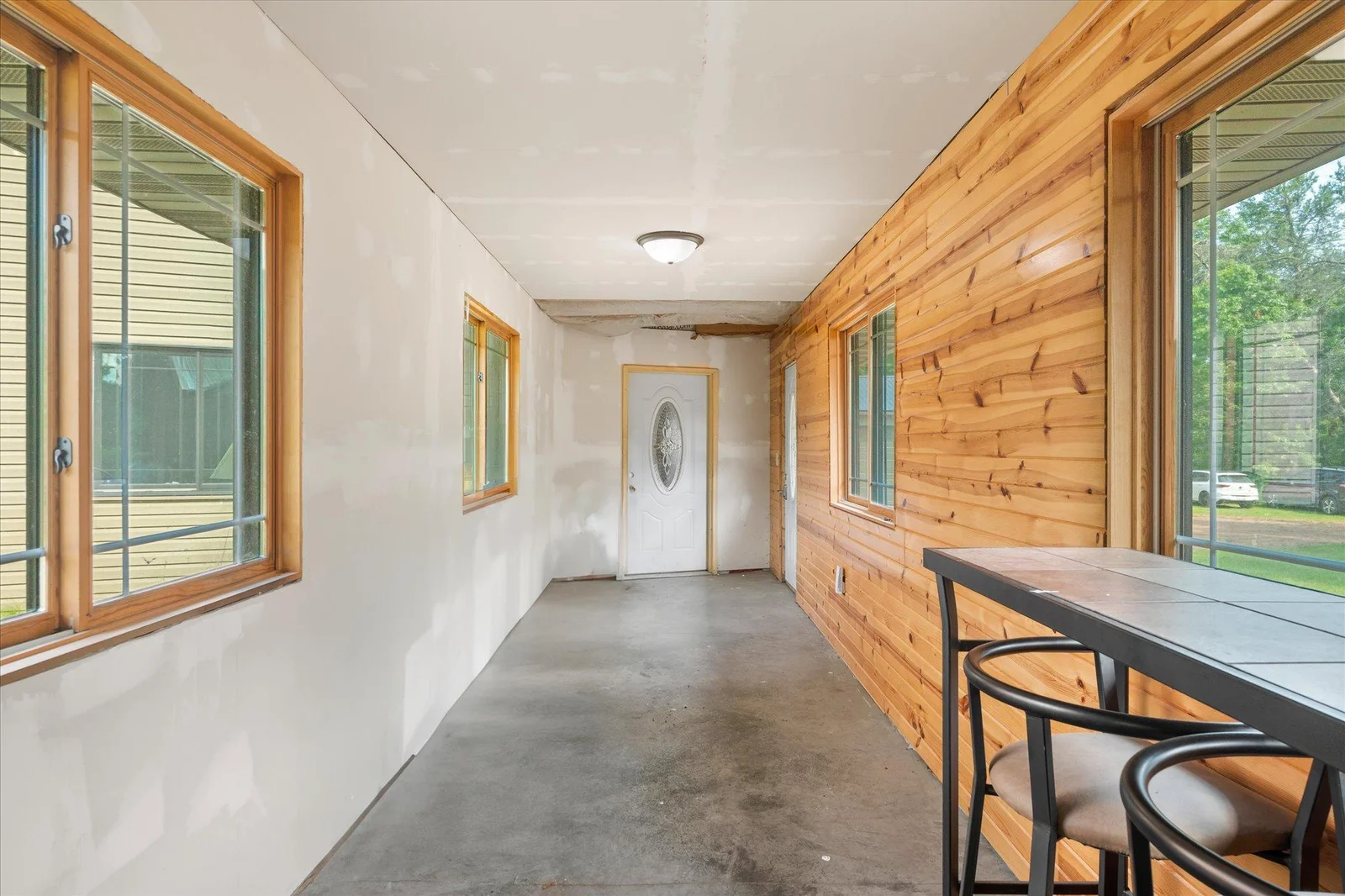 Breezeway to the garage