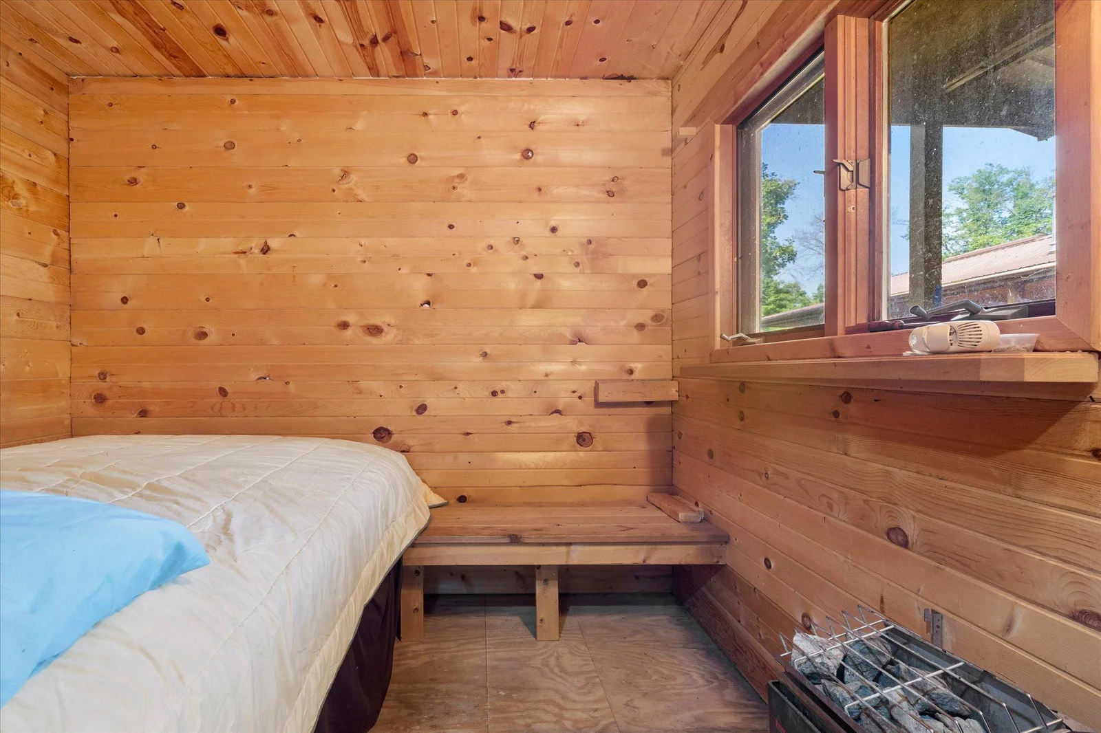 Use it for sleeping or convert back to a sauna