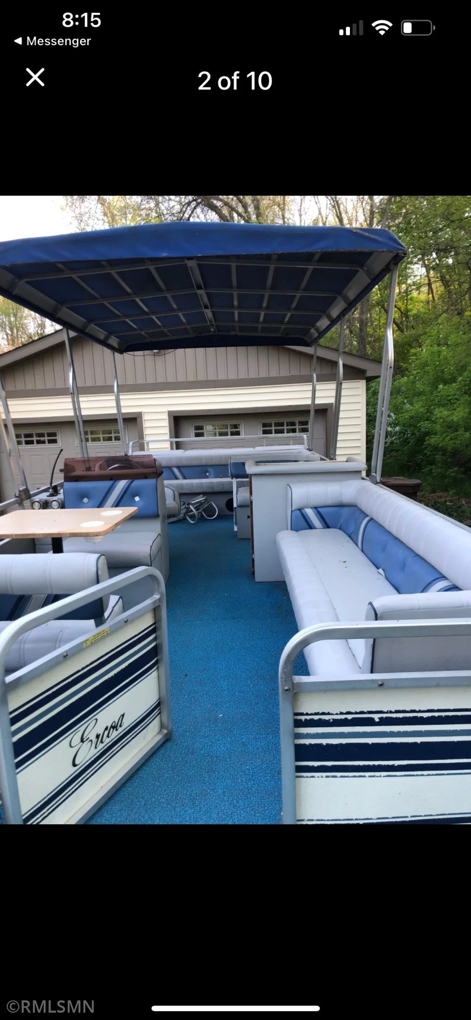 With a proper offer this well maintained 25" pontoon and a lift will be included in the sale.