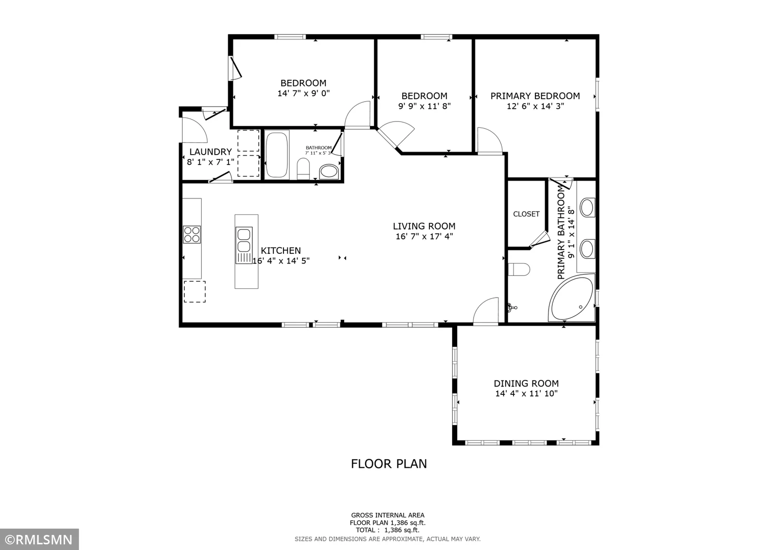 Floor Plan of home.