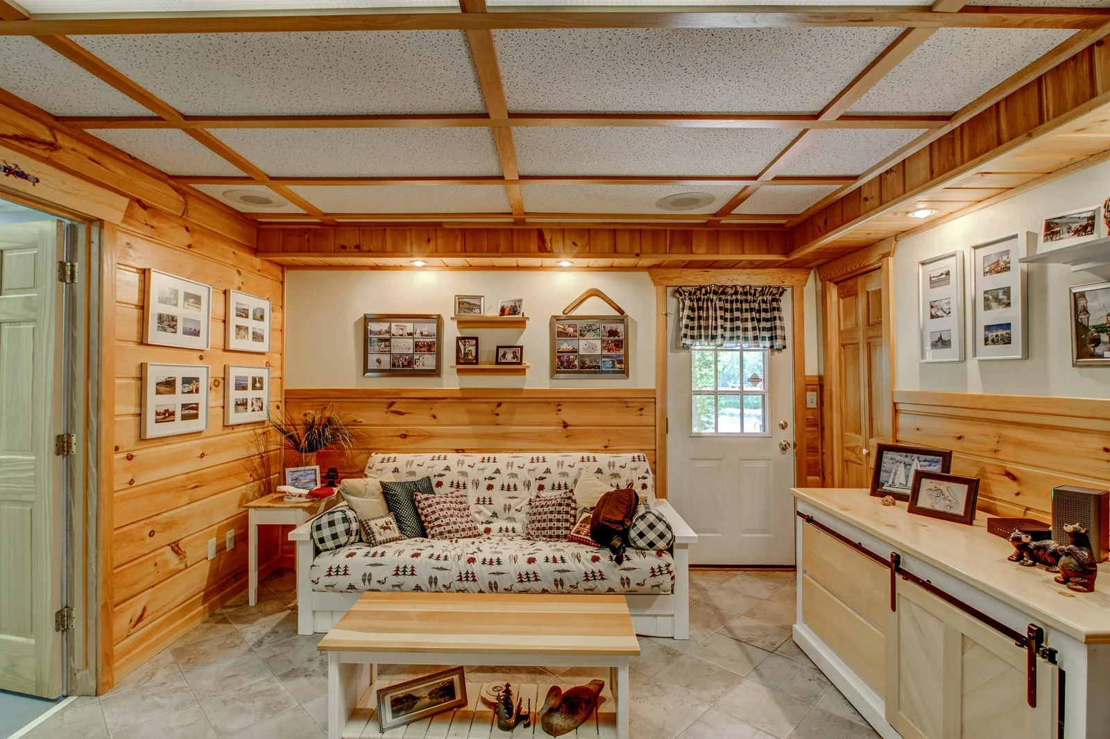 Lower level family room