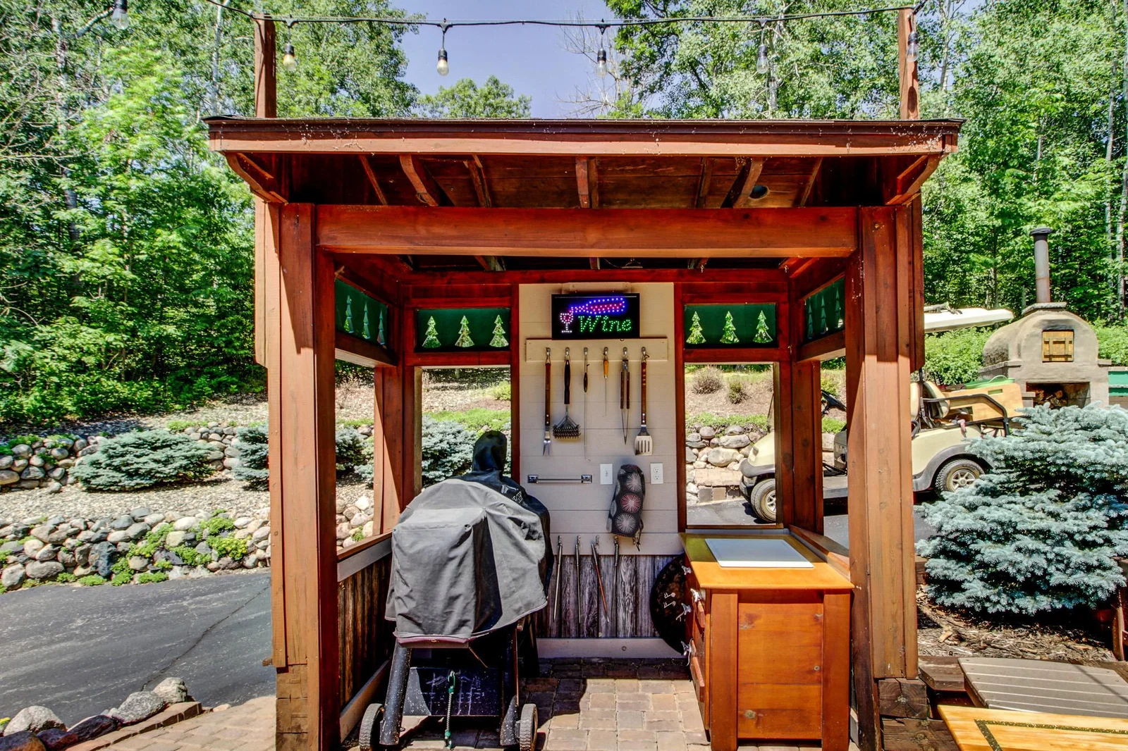 Outdoor Grilling Station