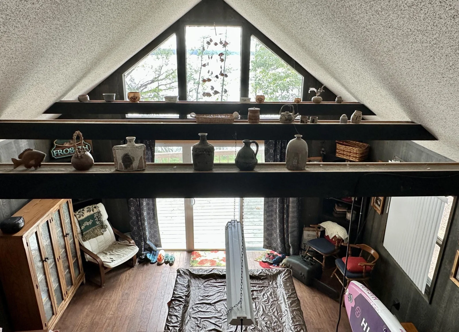 View to Lake from Loft
