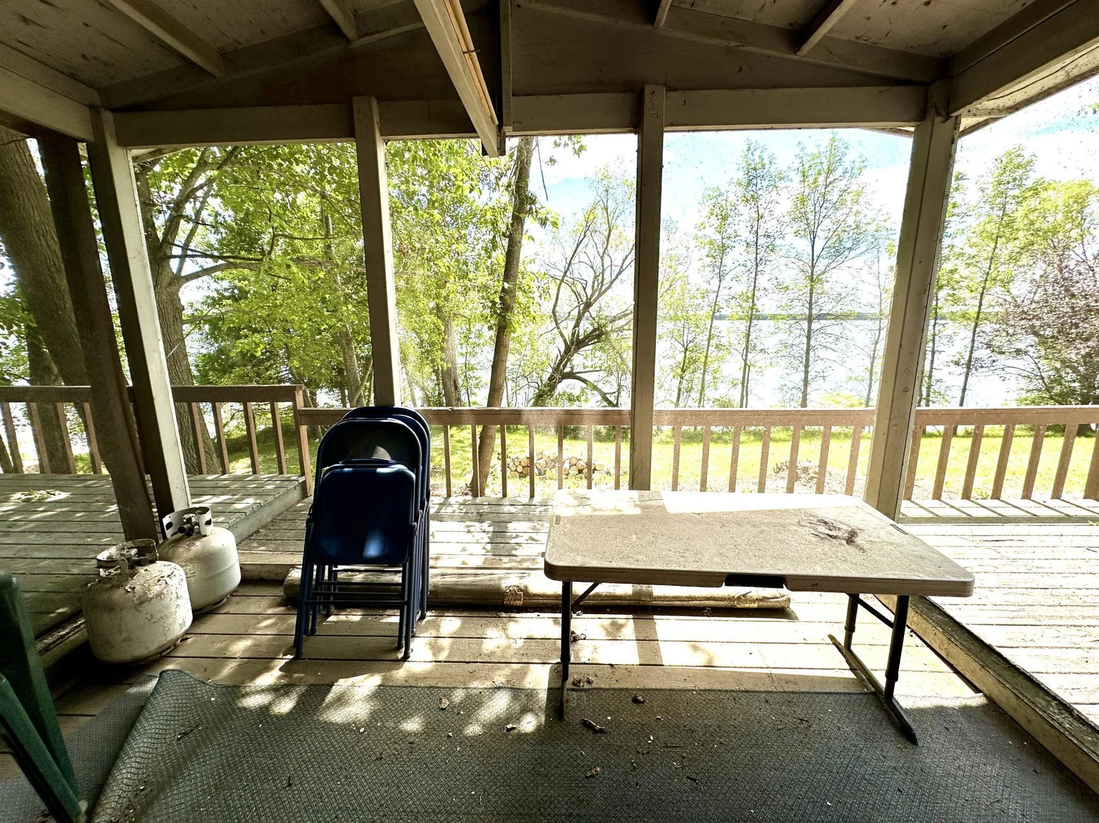 Screen Porch Off of Kitchen