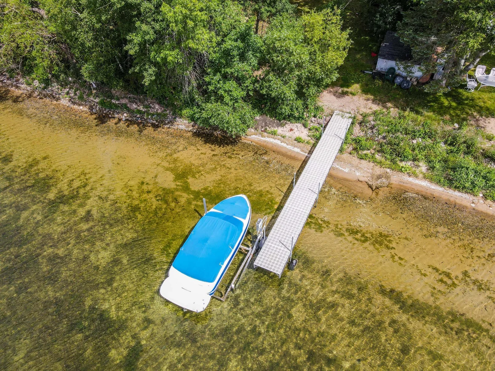 Aerial of Lake Shore