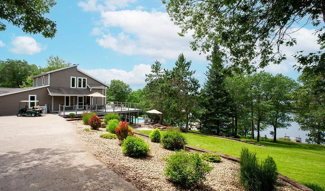 from driveway