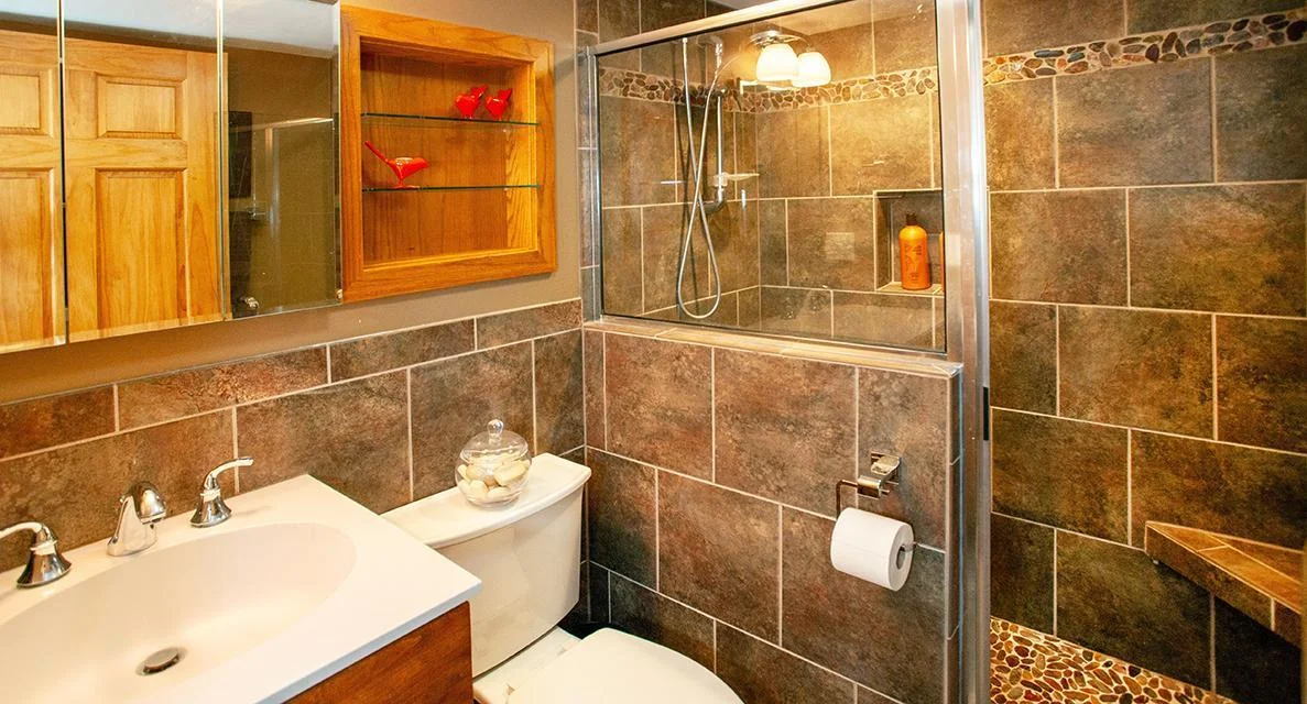 3/4 bath downstairs