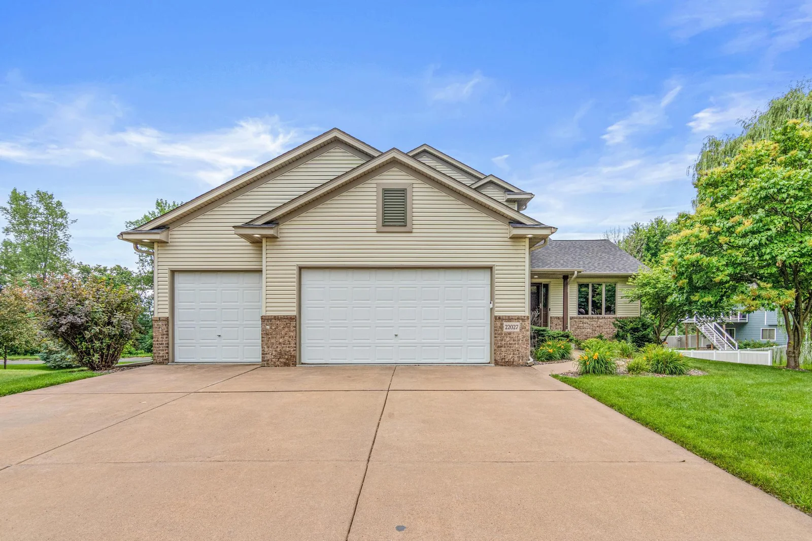 You will appreciate all the quality finishes inside and out - like the large concrete driveway. The garage in insulated, has an epoxy floor, and offers overhead storage.