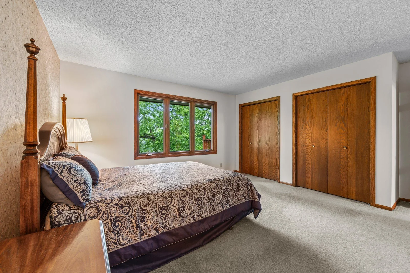 Alternate view of the primary bedroom with 2 large closets.