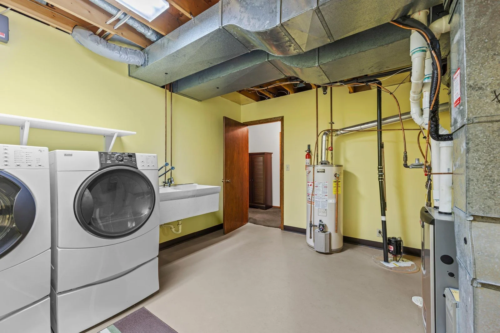 Secondary view of the utility room.