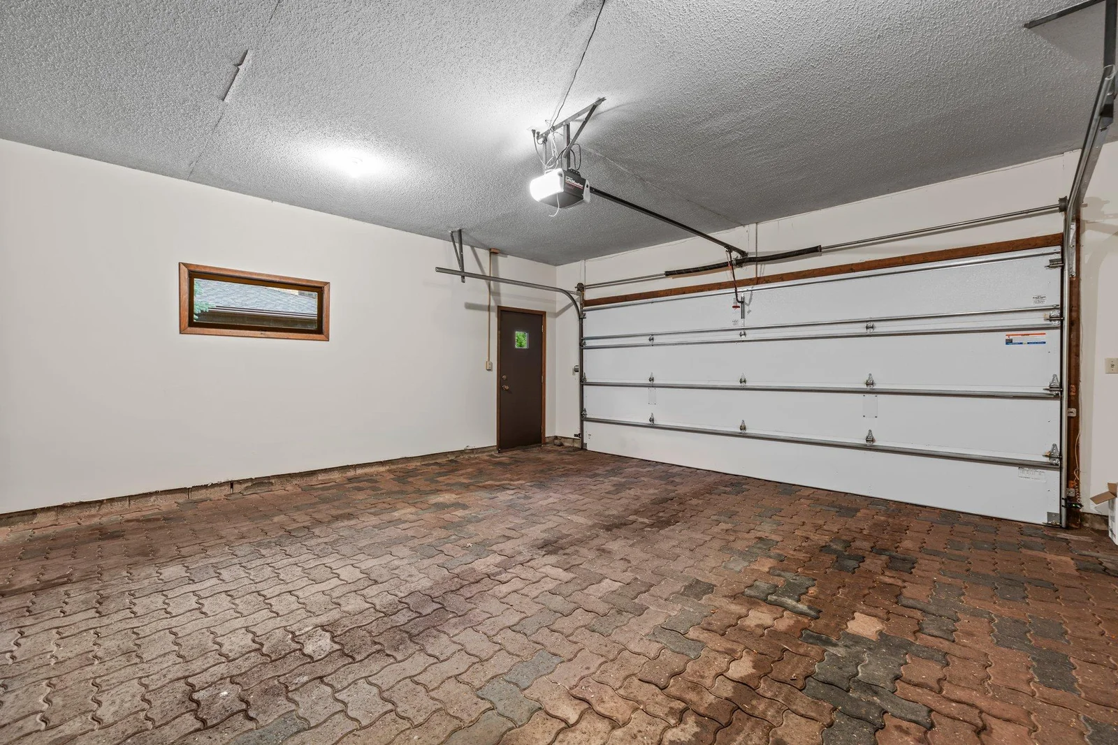 The oversized 2 car garage.