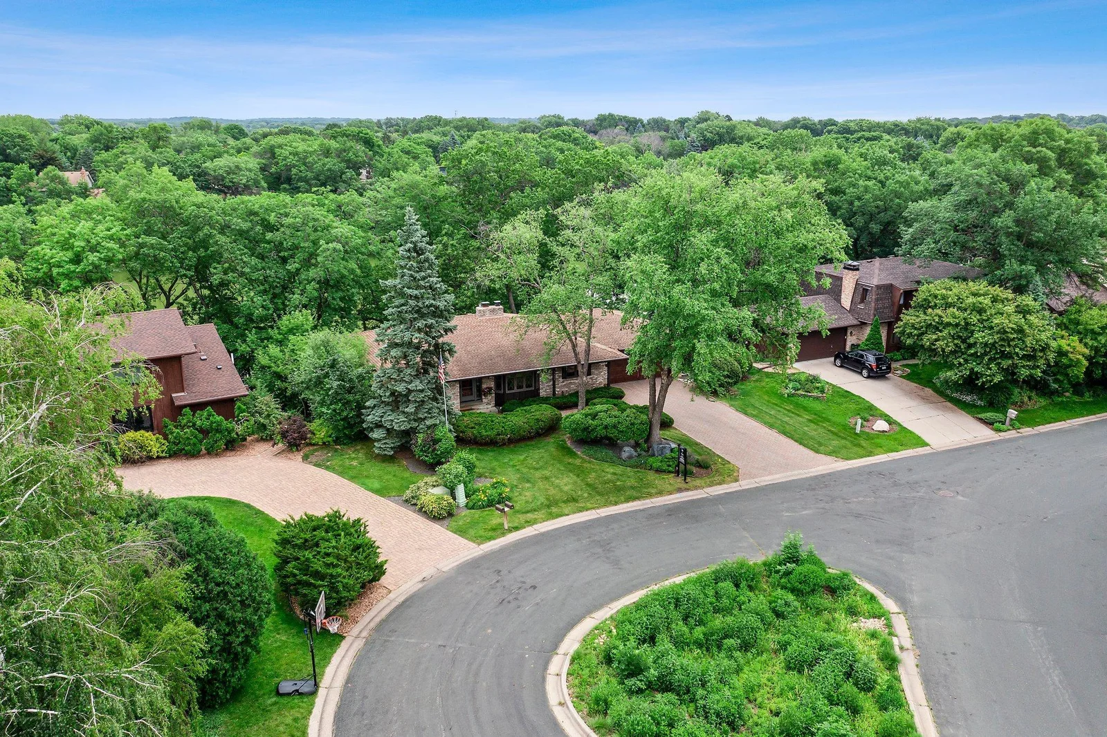 Aerial View of 1267 Nursery Hill Lane.