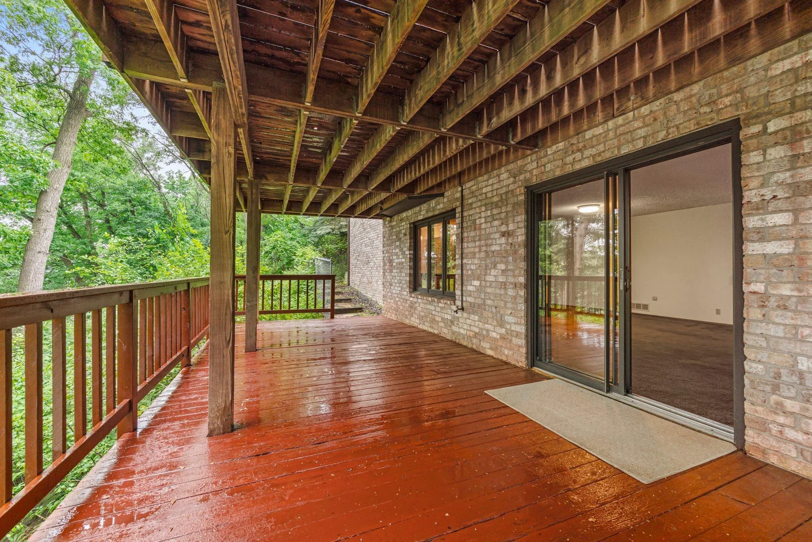 Alternate view of the lower level deck.