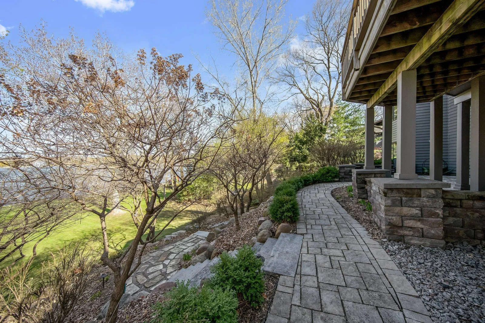 The hardscape around the home is just beautiful - no detail has been forgotten!