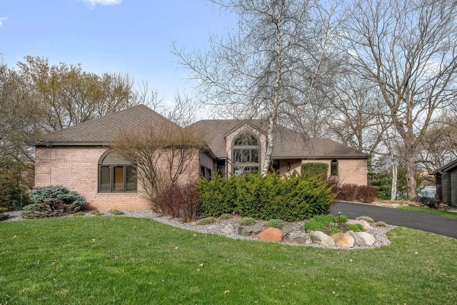 View of the front of the home