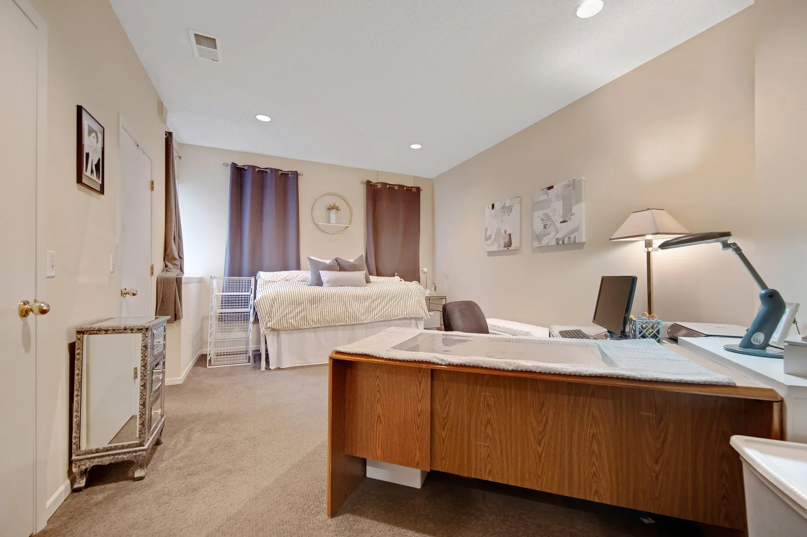 one of 3 bedrooms in the lower level - all bedrooms are very large