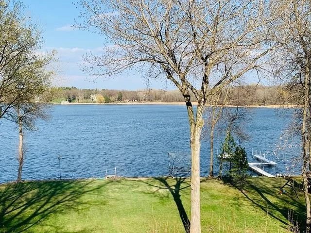Beautiful view of the lake from the home