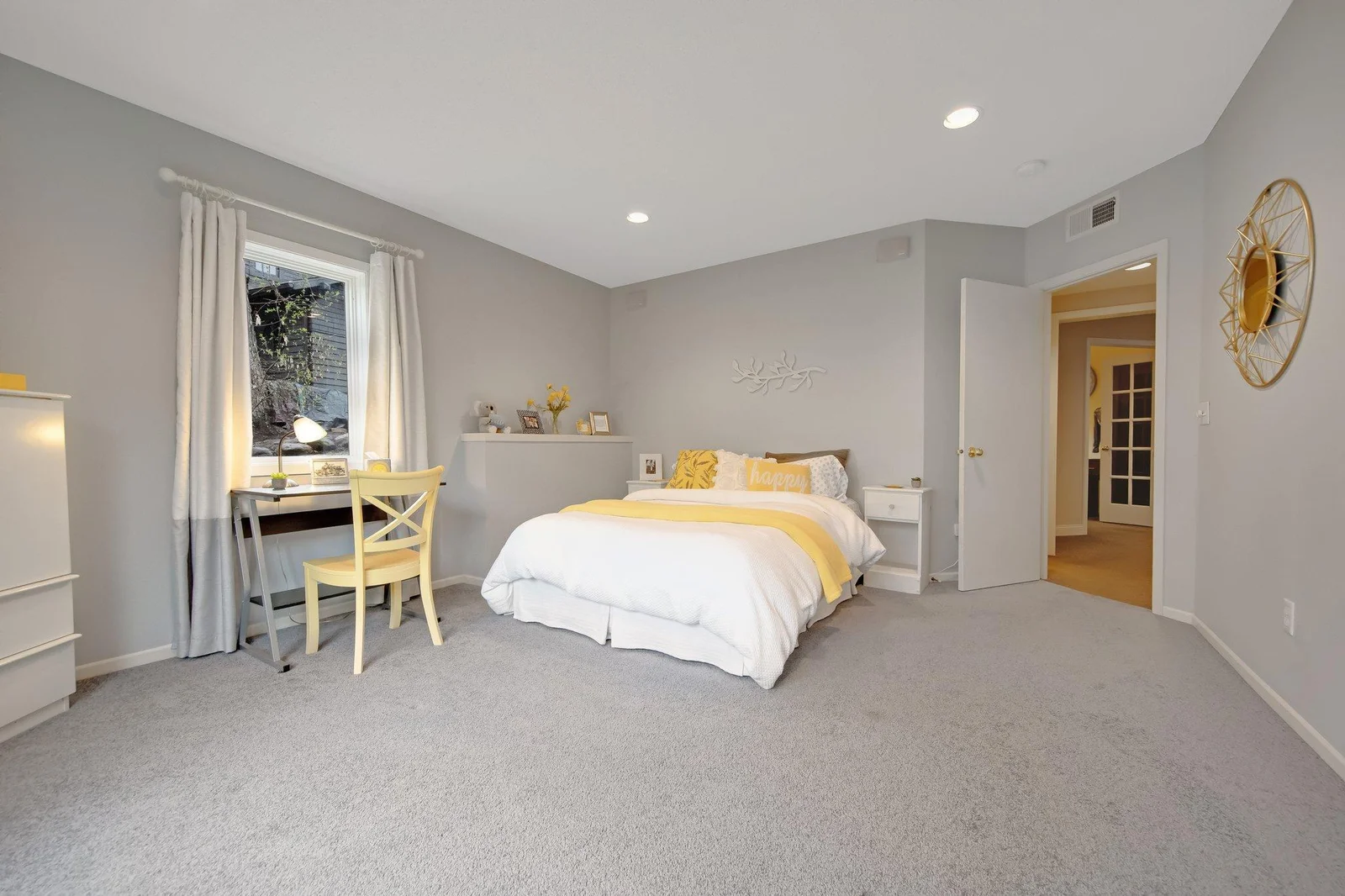 Large windows and raised ceilings provides for lots of light and feels very spacious - recessed lighting throughout the lower level as well.