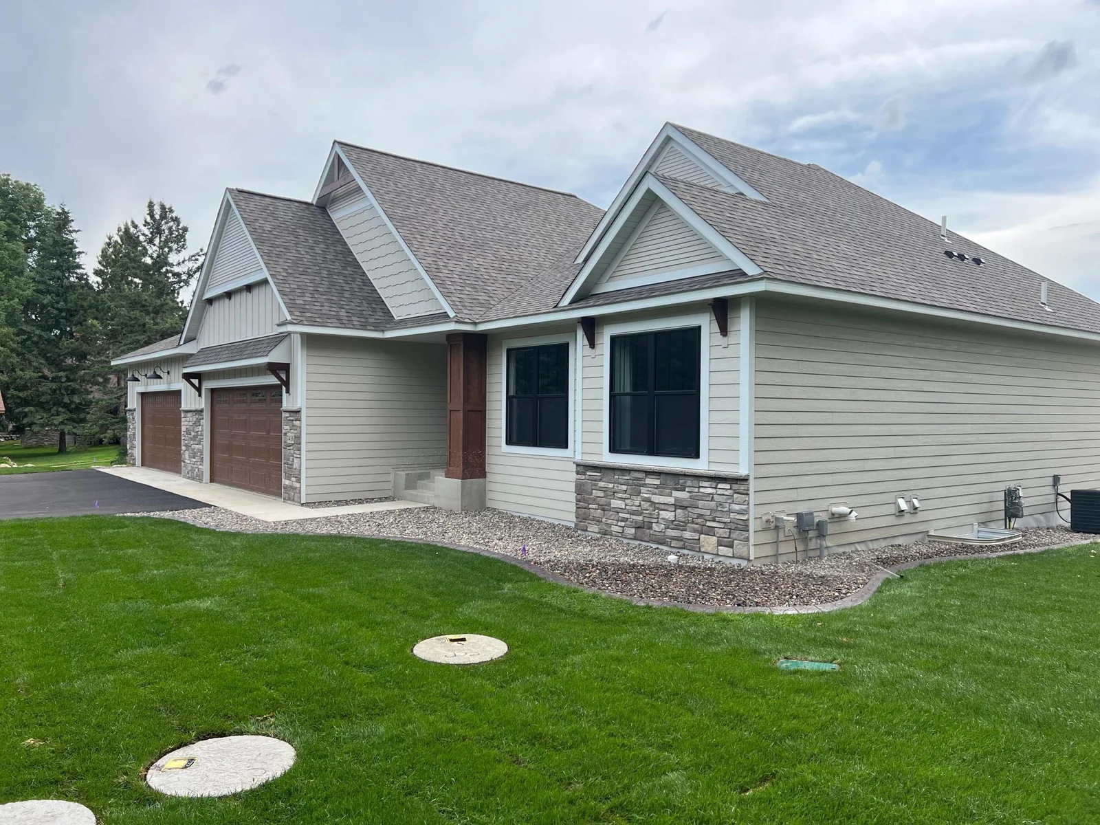 Shrubs and landscape coming soon.