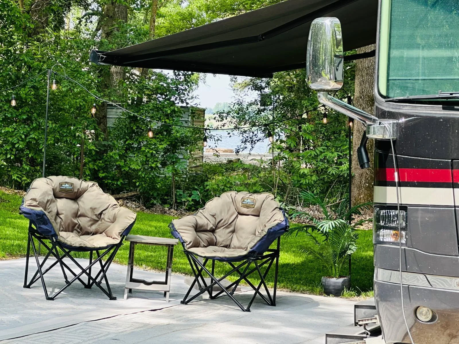 Limited lake view from the site yet it's a reminder of where you are! Best RV Resort in Minnesota - Cokato Lake RV Resort!