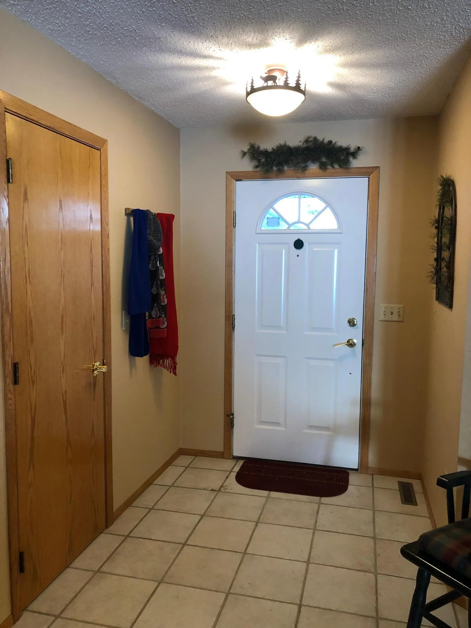 Front door.