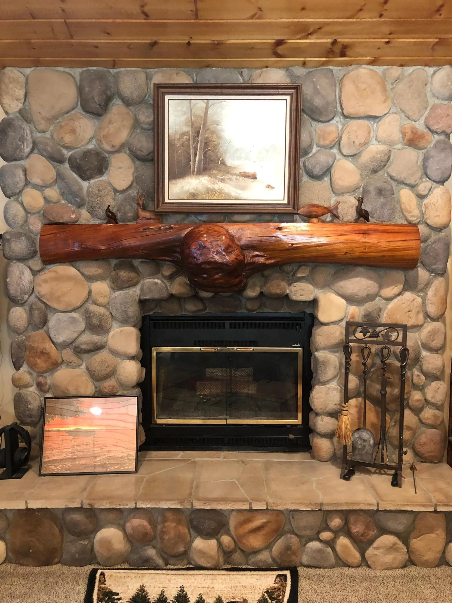 Wood Fireplace