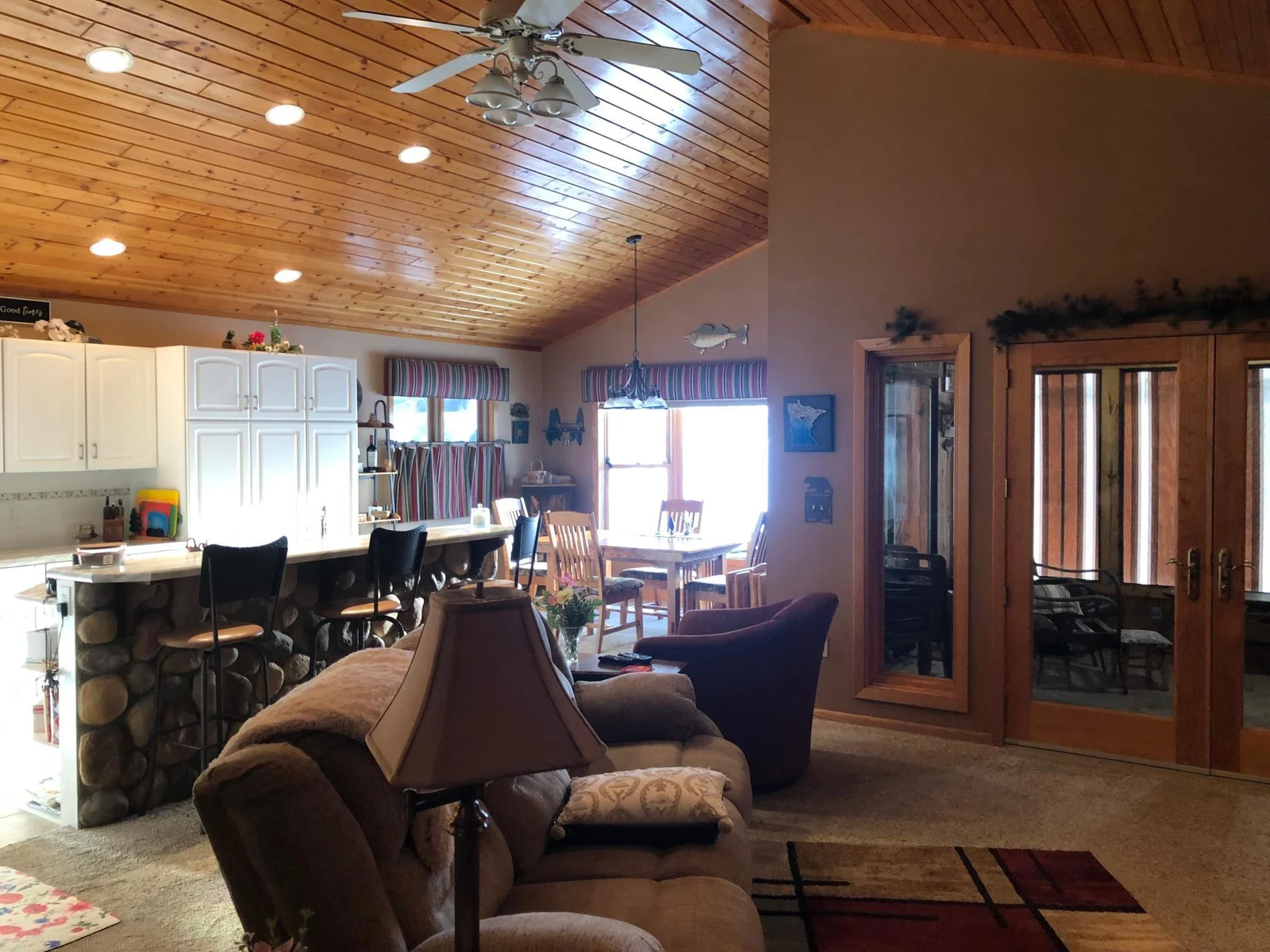 Open floor plan.