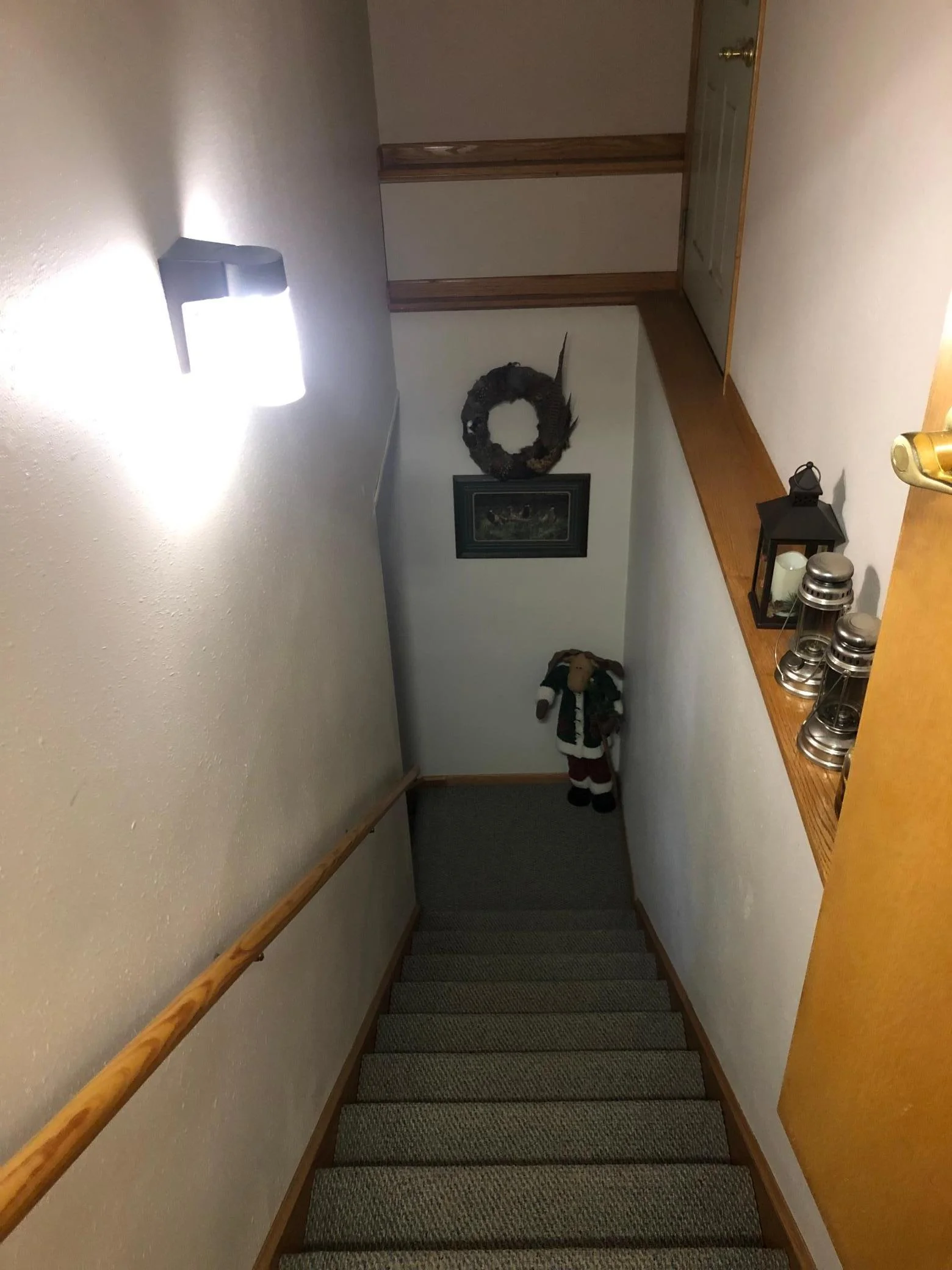 Stairs to the basement.
