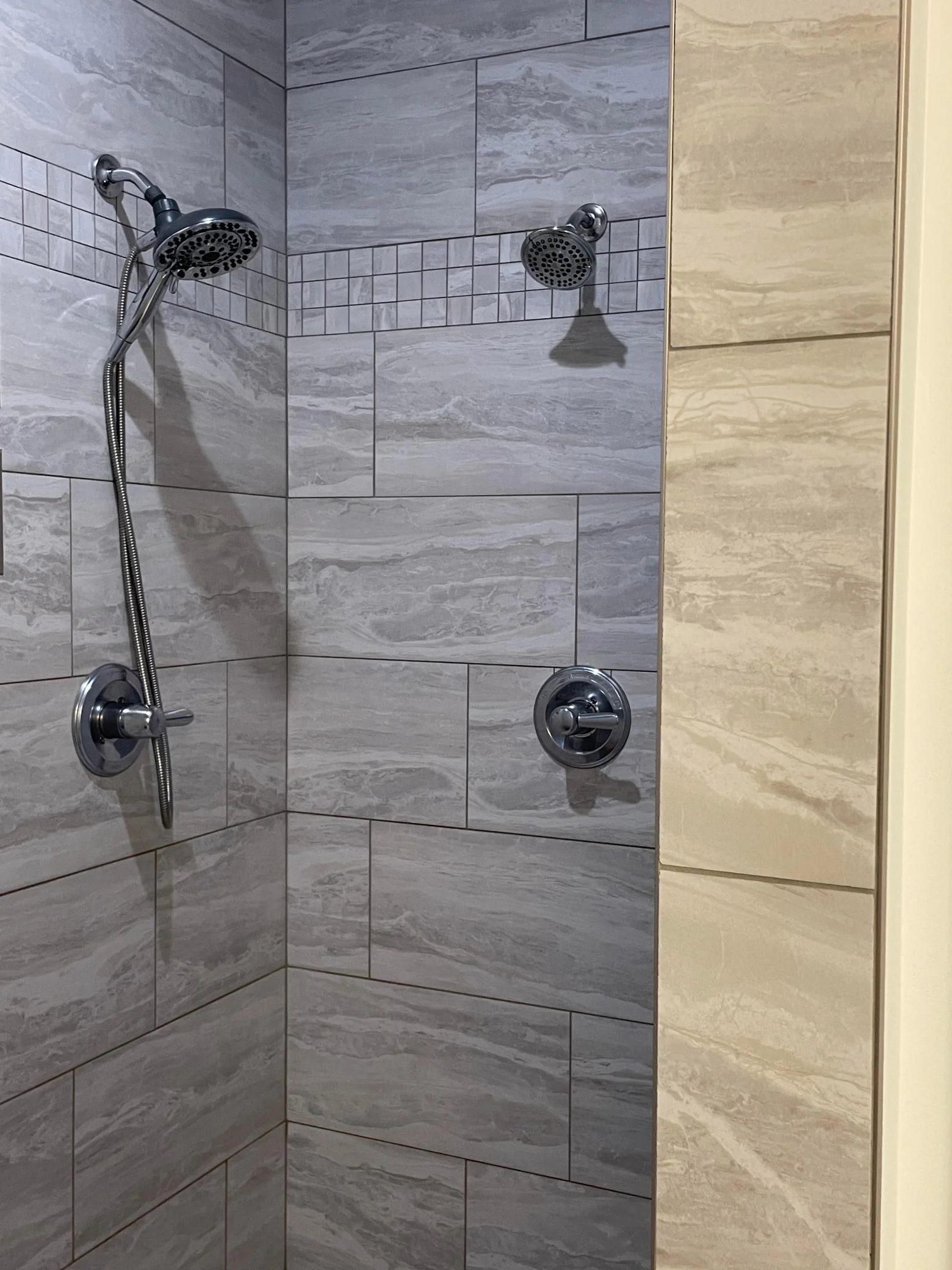 Master walk in shower.