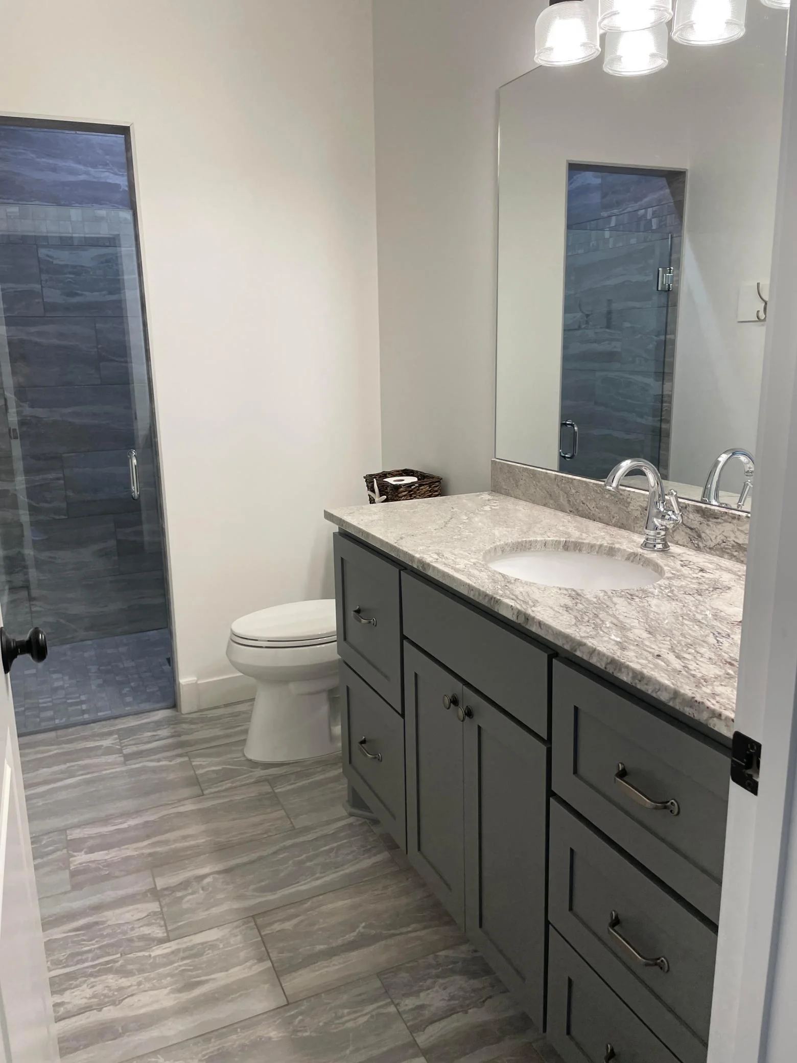 walk in shower full bath