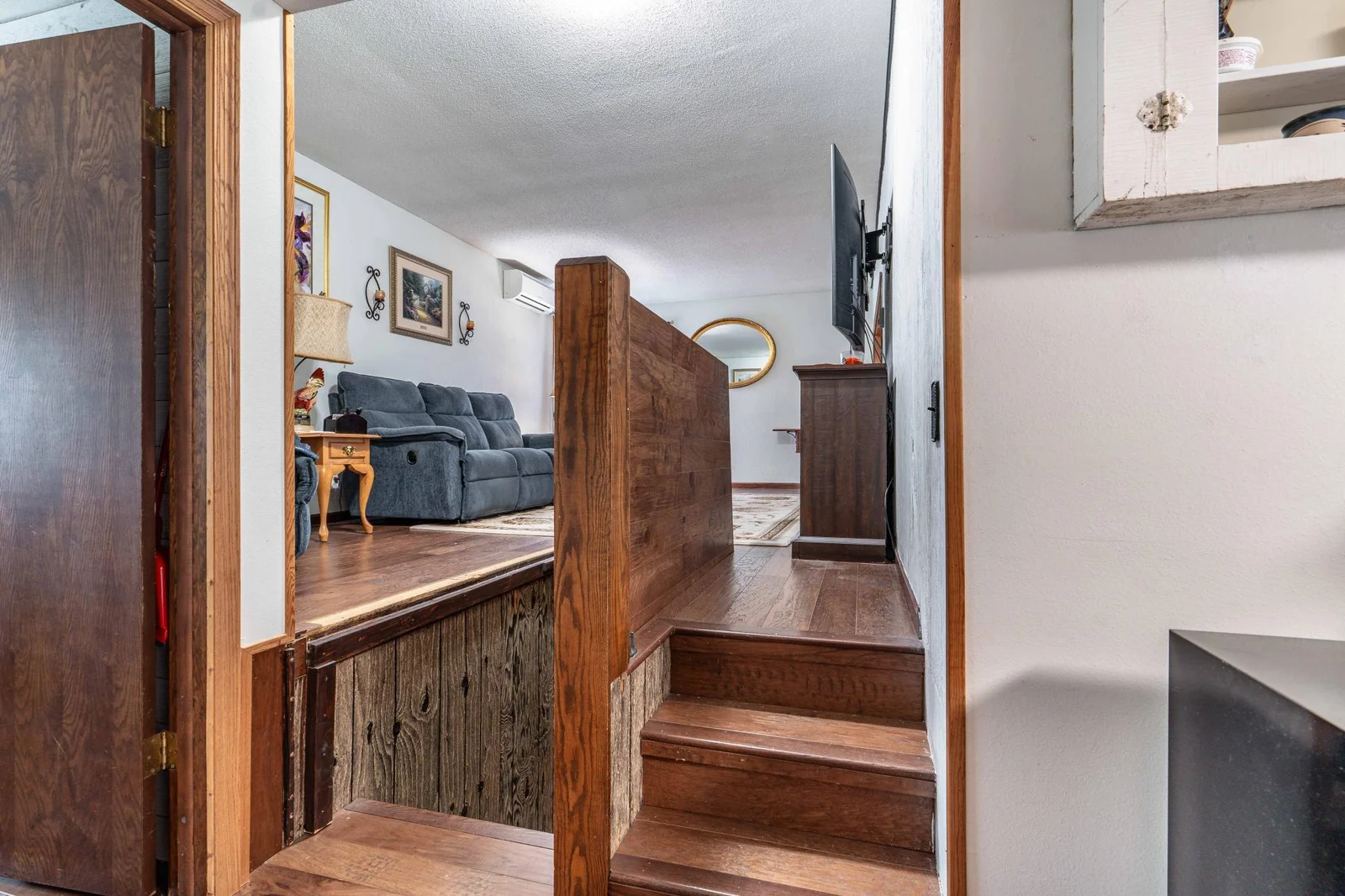 To Lower Level Storage/Mechanical