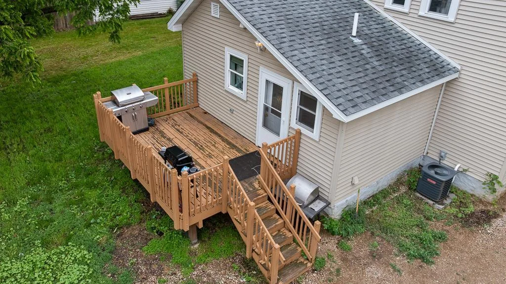 Perfect for summer barbecues or quiet evenings, the back deck offers a private outdoor space to relax, entertain, or enjoy the backyard view.