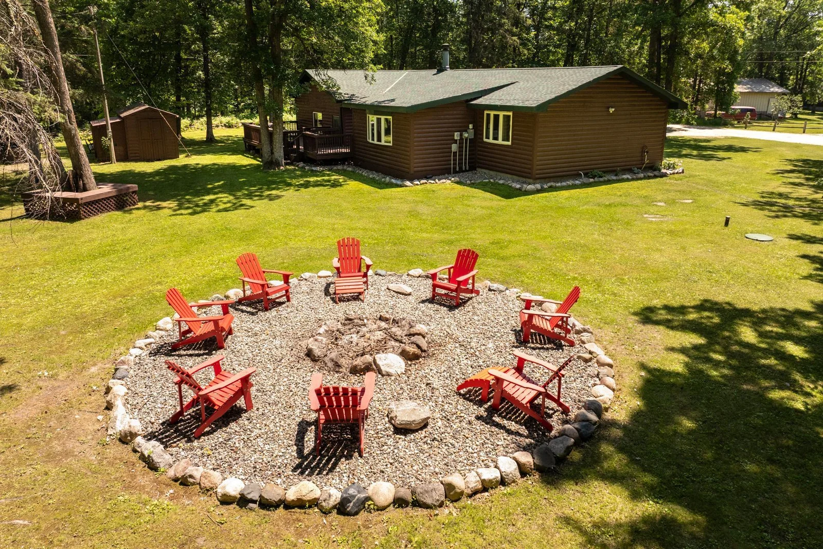 There's plenty of summer and fall left to enjoy this sweet setup in the backyard.
