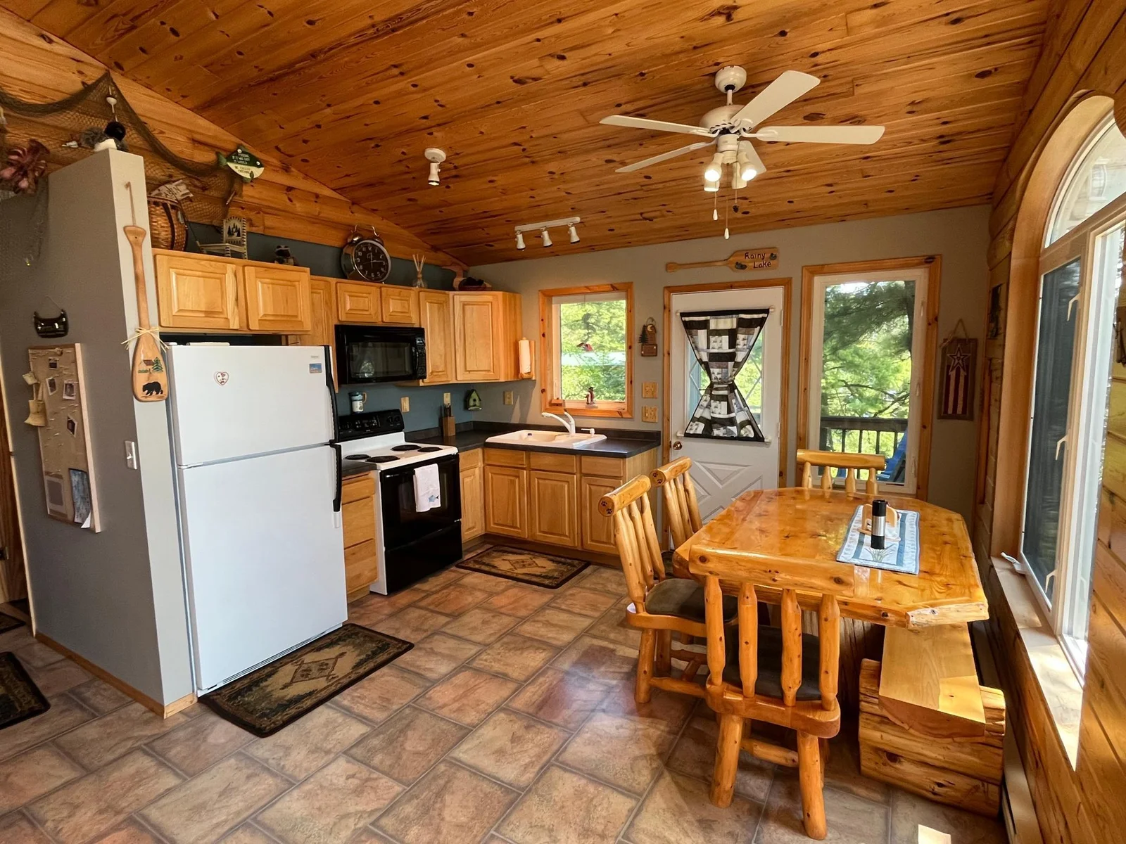 Kitchen and dining area