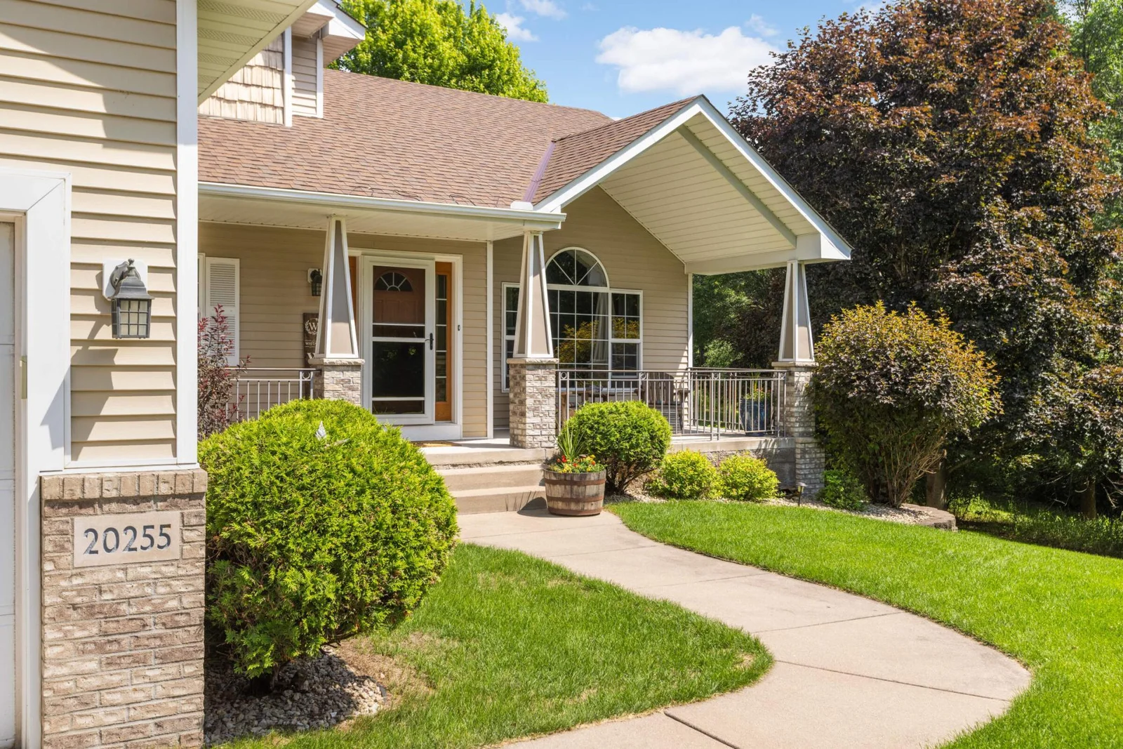 One of two porches—just another perfect spot to kick back, relax, and soak in the peaceful surroundings