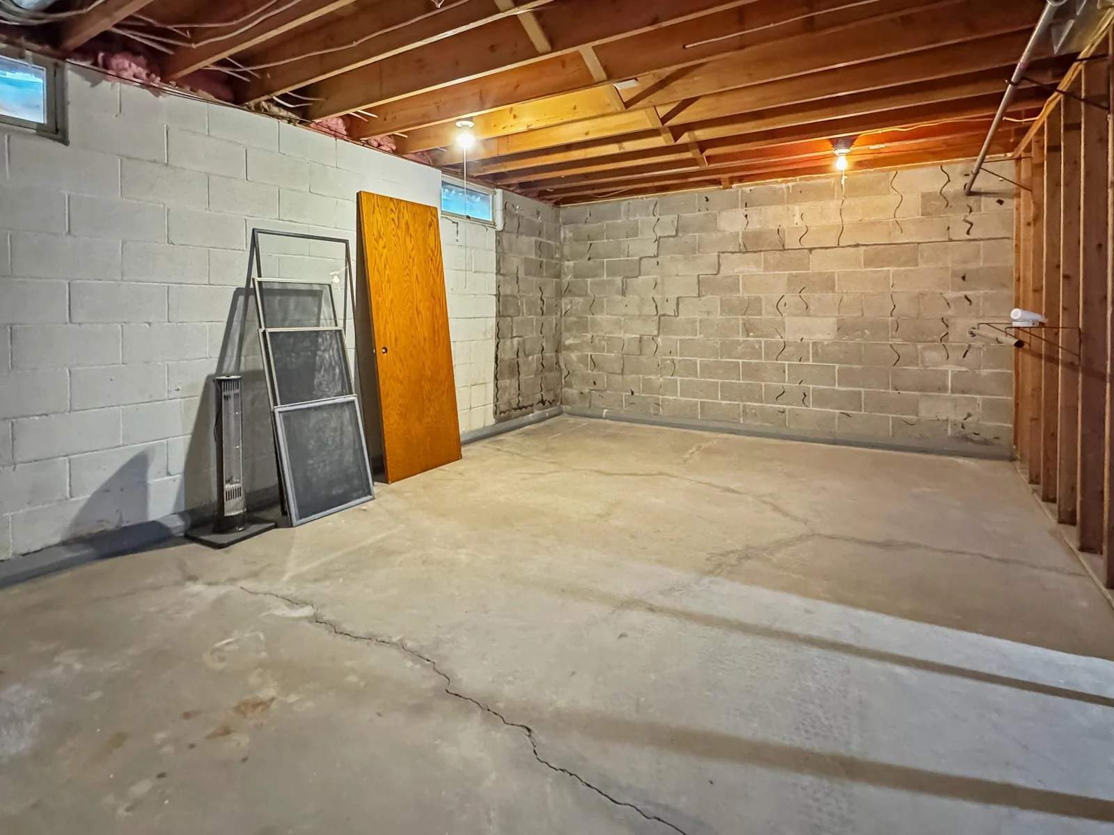Basement - so much potential!