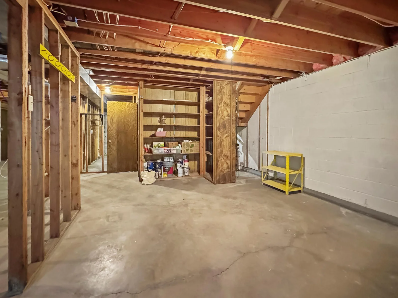 Basement - so much potential!