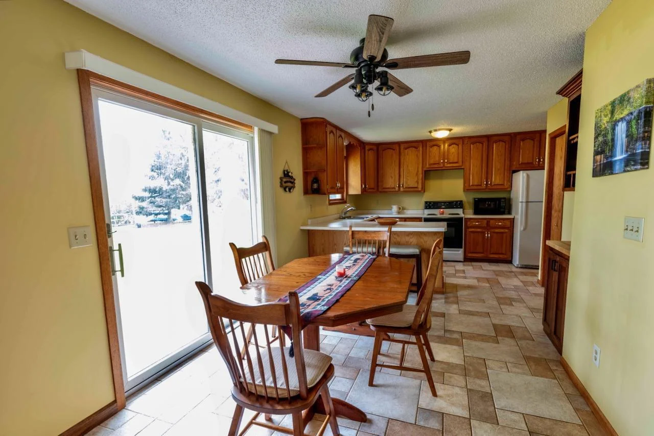 Informal dining area