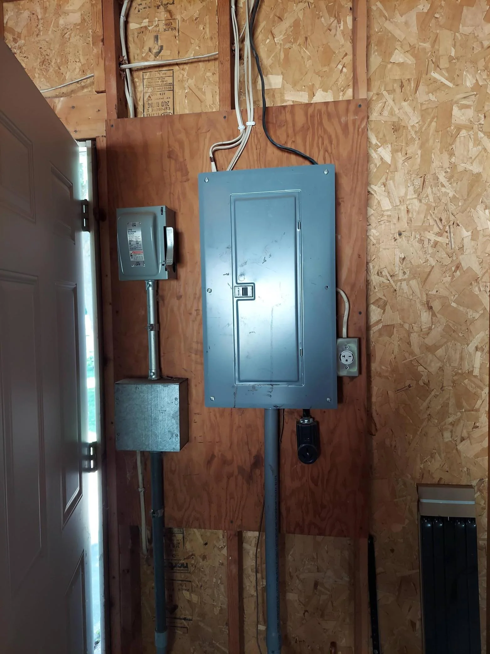 Electric in the garage